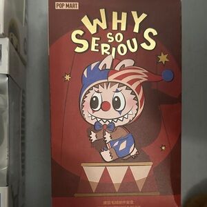 Pop Mart 'Why So Serious' Clown Figure - Red & Blue
